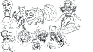 early wonderland sketches